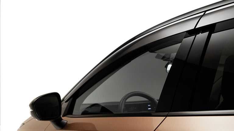 Nissan, Genuine Nissan Ariya Matte Chrome Side Window Deflectors