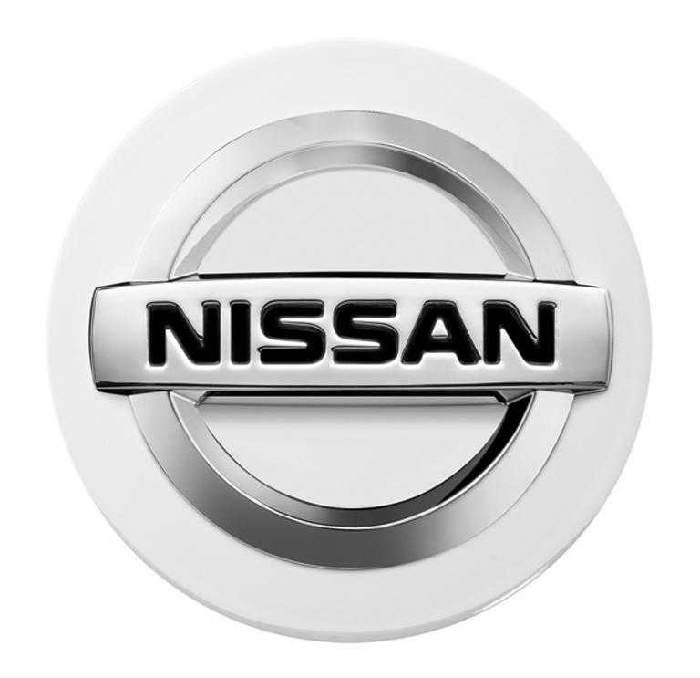 Nissan, Nissan Glossy White Centre Cap, Alloy Wheel