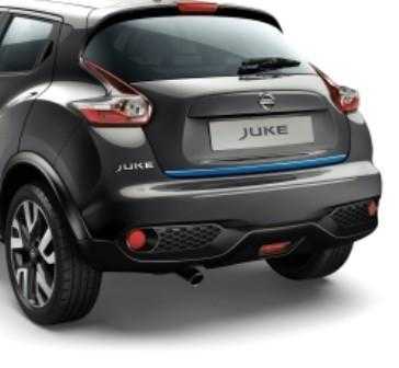 Nissan, Nissan Juke Blue Rear Trunk Lower Finisher