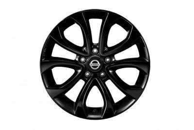 Nissan, Nissan Juke (F15E) Black Alloy Wheel 17" inc. Centre Cap