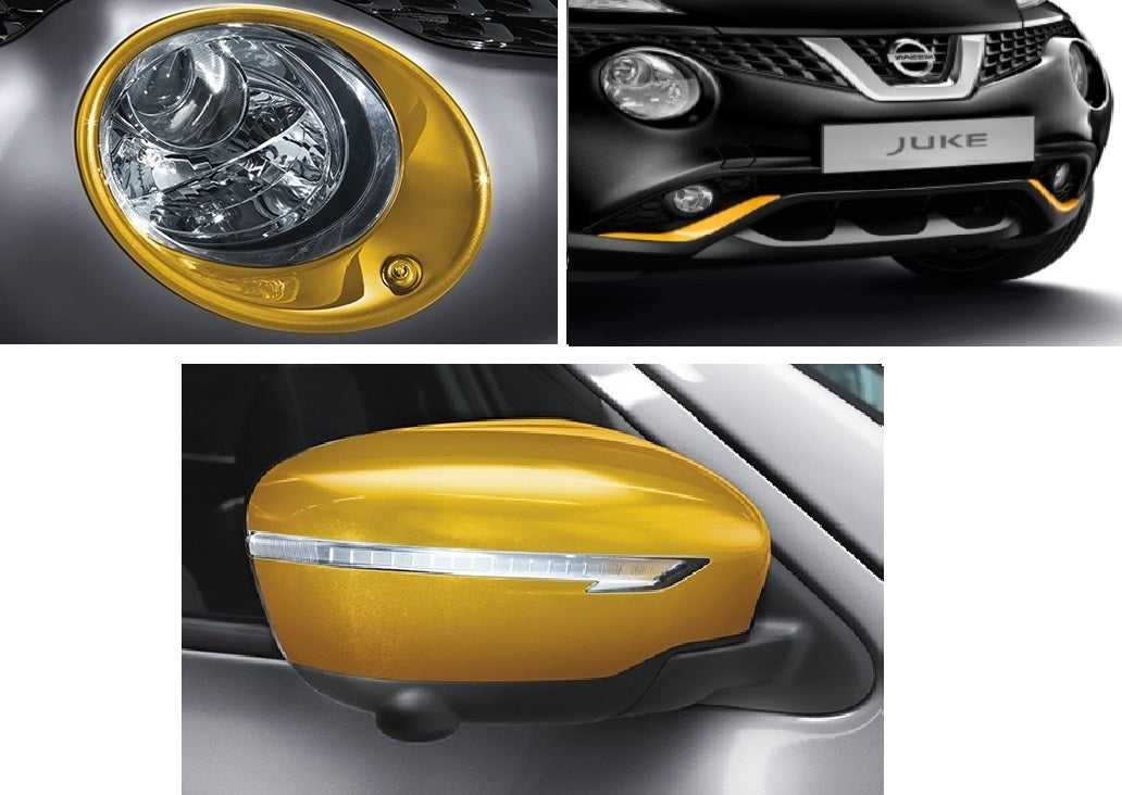 Nissan, Nissan Juke (F15E) Exclusive Exterior Pack, cars with HL washers - Yellow