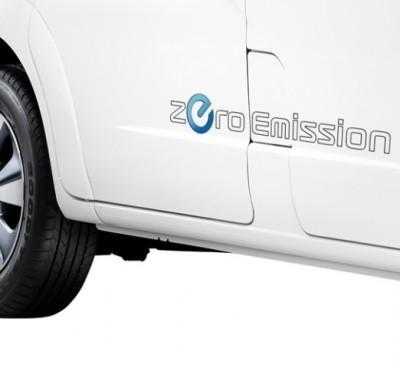 Nissan, Nissan e-NV200 Zero Emission Sticker for light colour vehicles