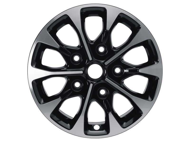 Ford, SET OF 4 ALLOY WHEELS WITH FITTING  01/2017