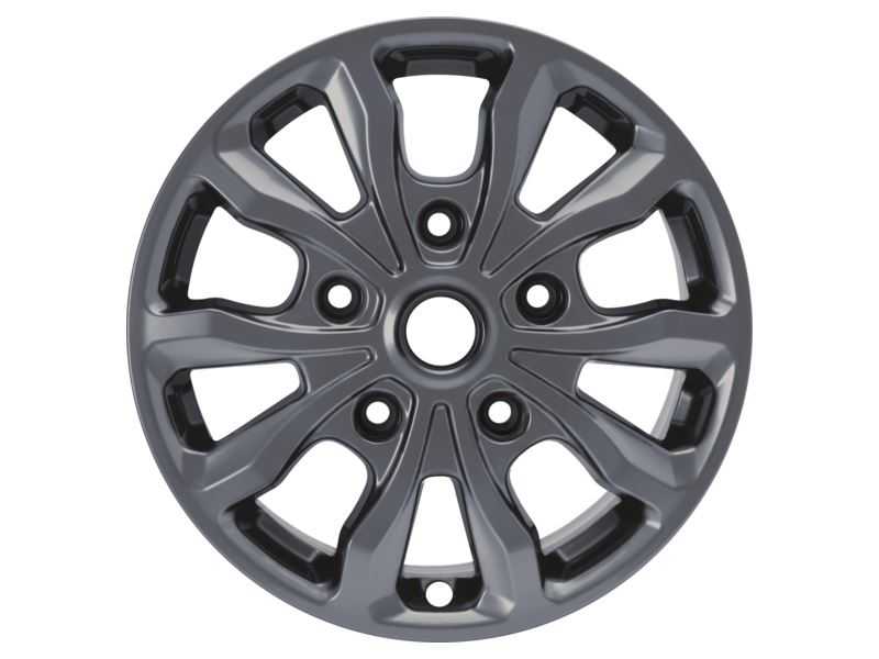 Ford, SET OF 4 ALLOY WHEELS WITH FITTING  01/2018