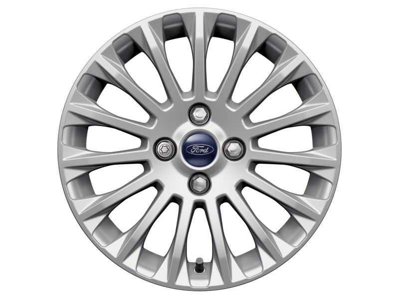 Ford, SET OF 4 B-MAX ALLOY WHEEL 16" 15-SPOKE DESIGN, SILVER 2012 -