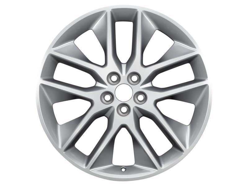 Ford, SET OF 4 EDGE ALLOY WHEEL 20" 5 X 2-SPOKE Y DESIGN, POLISHED FACE/DARK STAINLESS POCKETS, 2016 - 2021