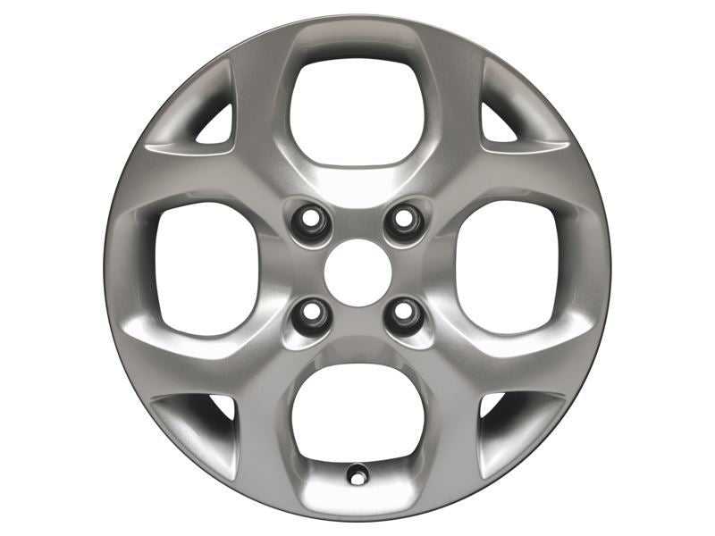 Ford, SET OF 4 FIESTA ALLOY WHEEL 15" 4-SPOKE Y DESIGN, SILVER 09/2008 - 10/2012