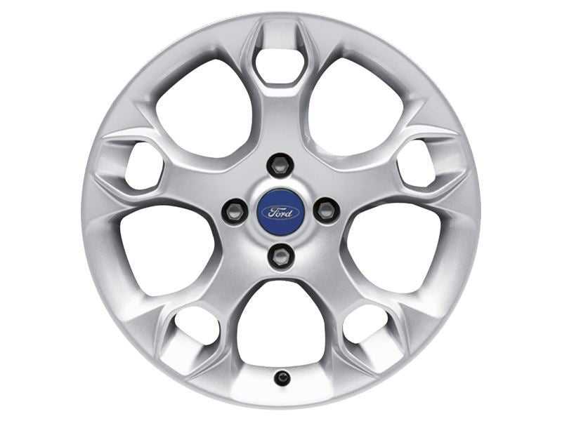 Ford, SET OF 4 FIESTA ALLOY WHEEL 15" 5-SPOKE Y DESIGN, SILVER 09/2008 - 10/2012