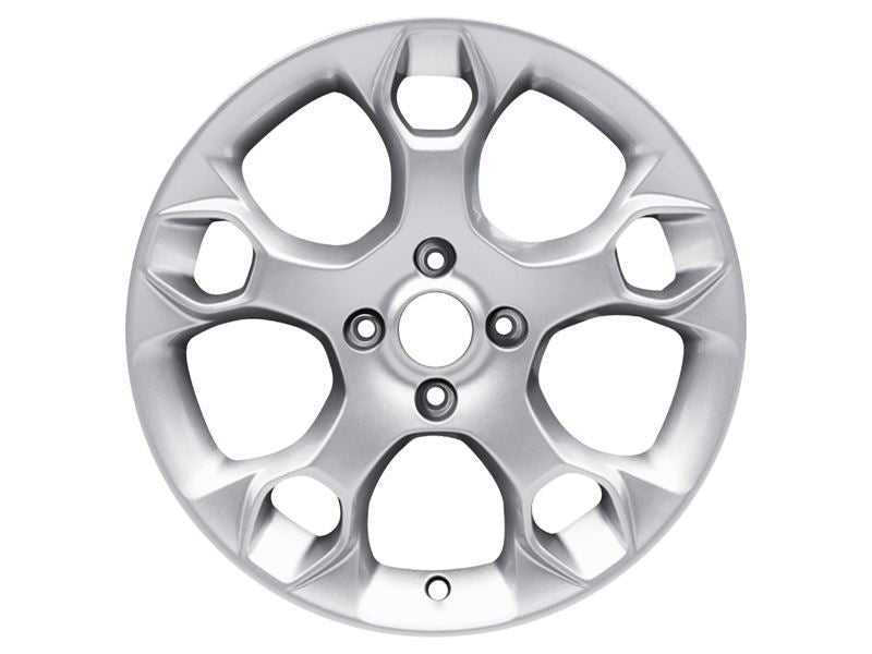 Ford, SET OF 4 FIESTA ALLOY WHEEL 15" 5-SPOKE Y DESIGN, SILVER 09/2008 - 10/2012