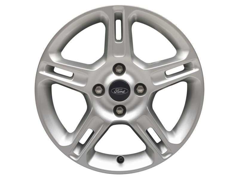 Ford, SET OF 4 FIESTA ALLOY WHEEL 16" 5 X 2-SPOKE DESIGN SILVER 2008 - 2021