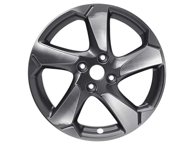 Ford, SET OF 4 FIESTA ALLOY WHEEL 17" 5-SPOKE DESIGN, ROUGH METAL 07/2017 -