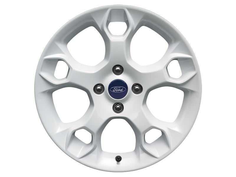 Ford, SET OF 4 FIESTA ALLOY WHEEL 17" 5-SPOKE Y DESIGN, FROZEN WHITE 09/2008 - 10/2012