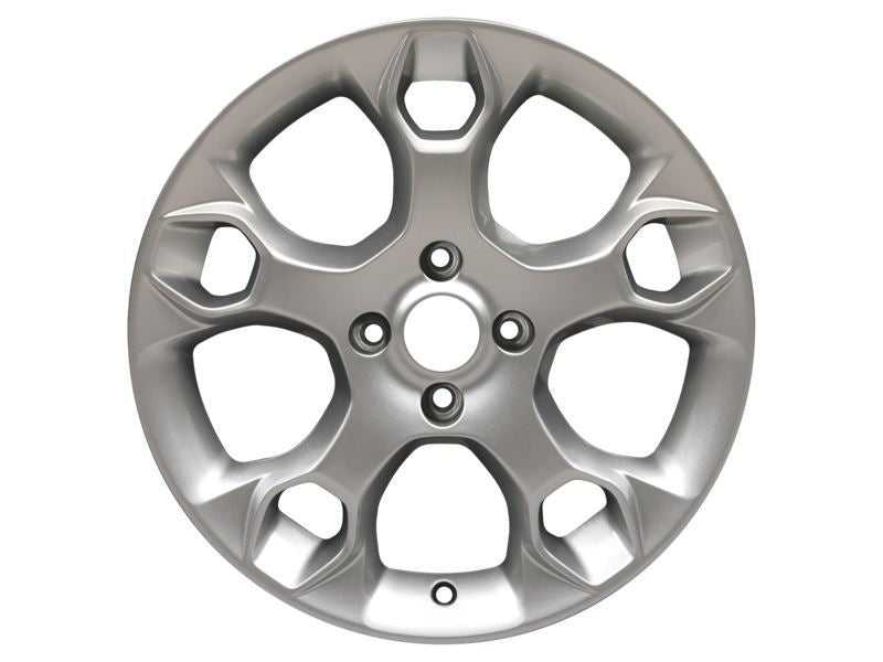 Ford, SET OF 4 FIESTA ALLOY WHEEL 17" 5-SPOKE Y DESIGN SILVER 2008 - 2009