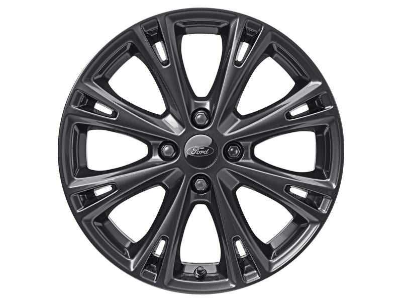 Ford, SET OF 4 FIESTA ALLOY WHEEL 17" 8-SPOKE DESIGN, ROCK METALLIC 11/2012 - 06/2017