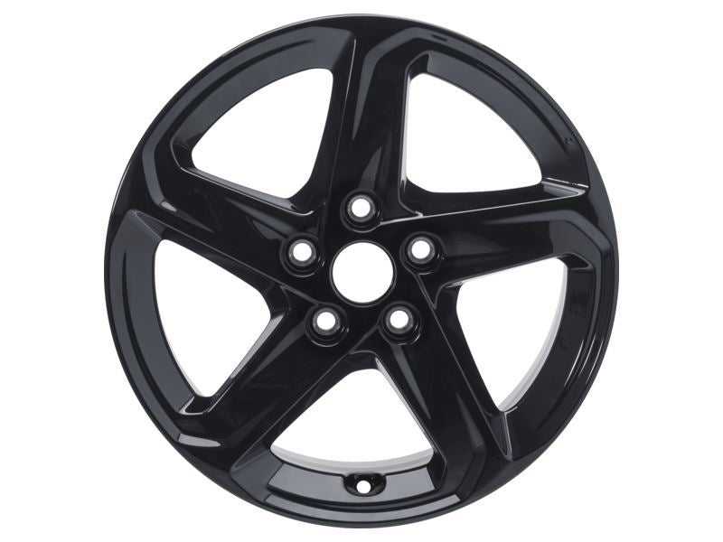 Ford, SET OF 4 FOCUS ALLOY WHEEL 16" 5-SPOKE "EASY-TO-CLEAN" DESIGN, ABSOLUTE BLACK 04/2018 -