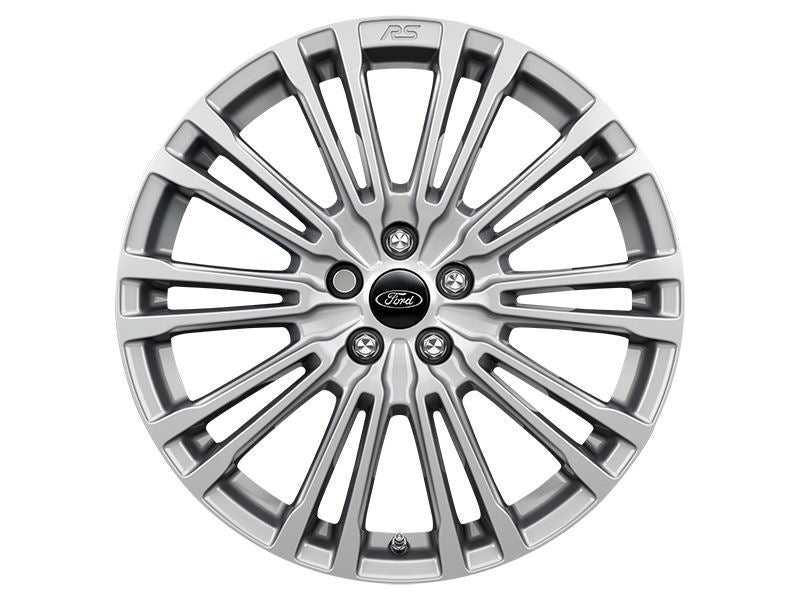 Ford, SET OF 4 FOCUS ALLOY WHEEL 19" 20-SPOKE DESIGN, SILVER 09/2014 - 03/2018