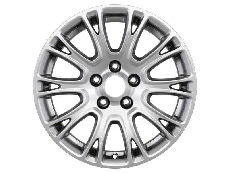 Ford, SET OF 4 FOCUS - C-MAX ALLOY WHEEL 16" 10 X 2-SPOKE DESIGN, SILVER, 2010 - 2018