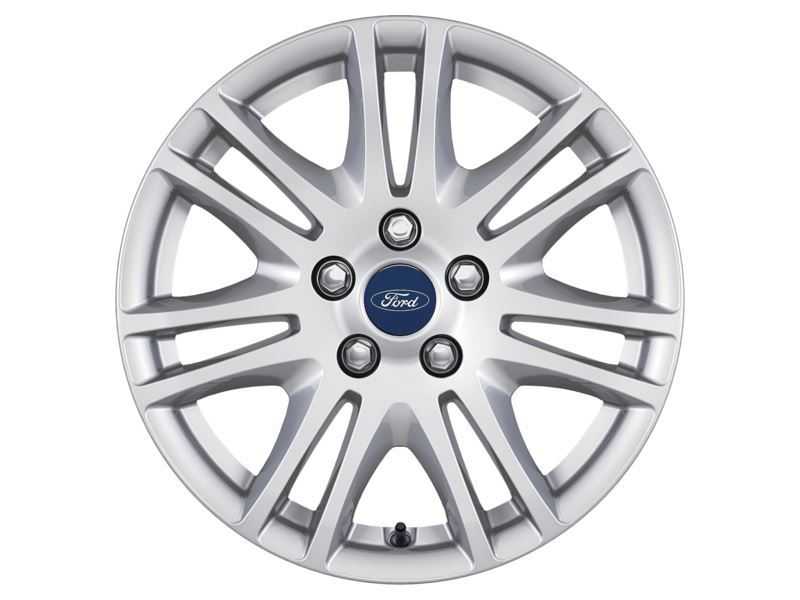 Ford, SET OF 4 FOCUS - C-MAX ALLOY WHEEL 16" 7 X 2-SPOKE DESIGN, SILVER, 2010 - 2021