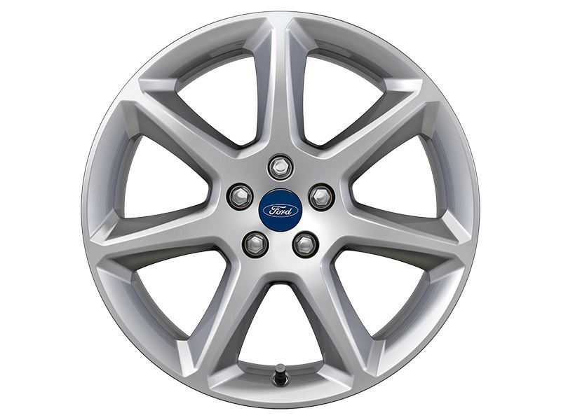 Ford, SET OF 4 FOCUS - FOCUS ST - C-MAX ALLOY WHEEL 18" 7-SPOKE DESIGN, SILVER, 2010 - 2018