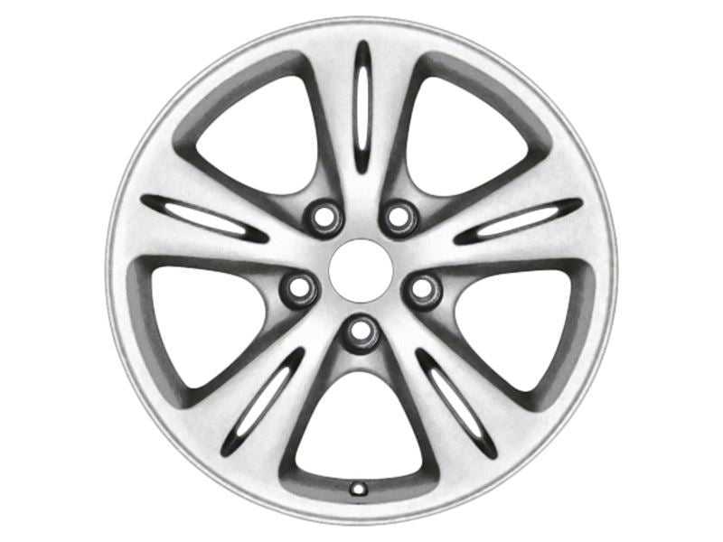 Ford, SET OF 4 GALAXY - S-MAX ALLOY WHEEL 16" 5-SPOKE DESIGN, SILVER, 2010 - 2015