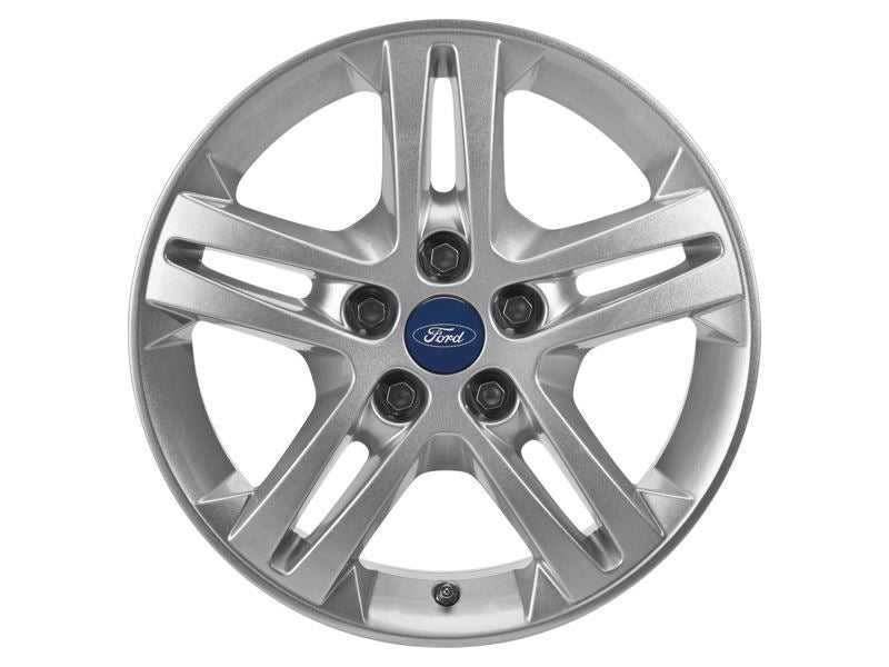 Ford, SET OF 4 GALAXY - S-MAX ALLOY WHEEL 16" 5 X 2-SPOKE DESIGN, SILVER, 2010 - 2015