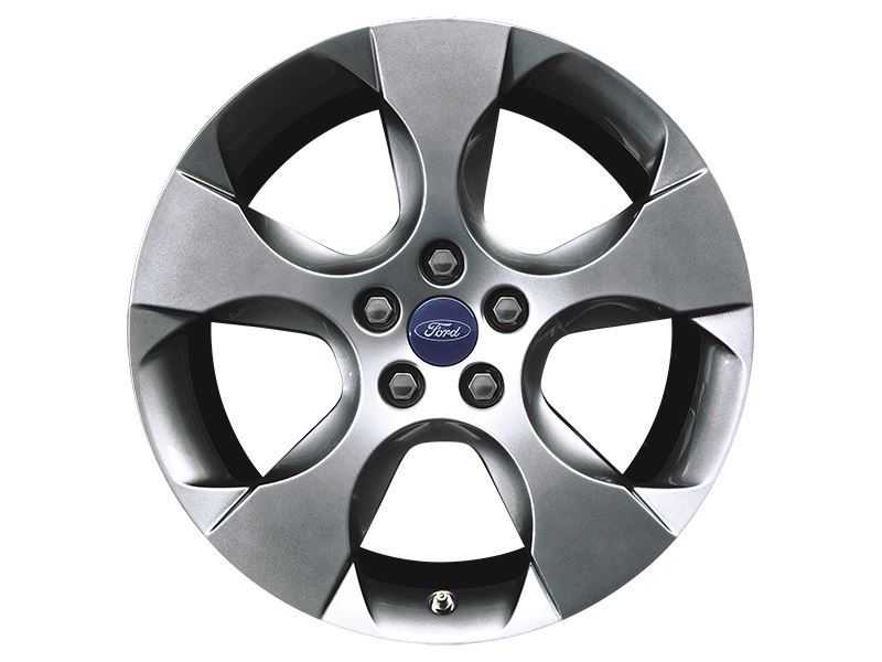 Ford, SET OF 4 GALAXY - S-MAX ALLOY WHEEL 18" 5-SPOKE DESIGN, MYSTIQUE SILVER, 2010 - 2015