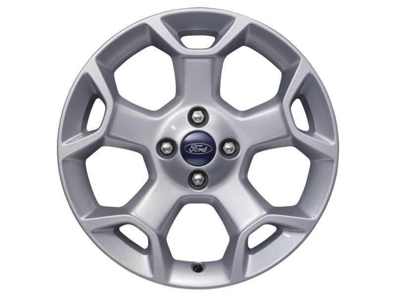 Ford, SET OF 4 KA ALLOY WHEEL 16" 5-SPOKE Y DESIGN, SILVER 09/2008 - 05/2016