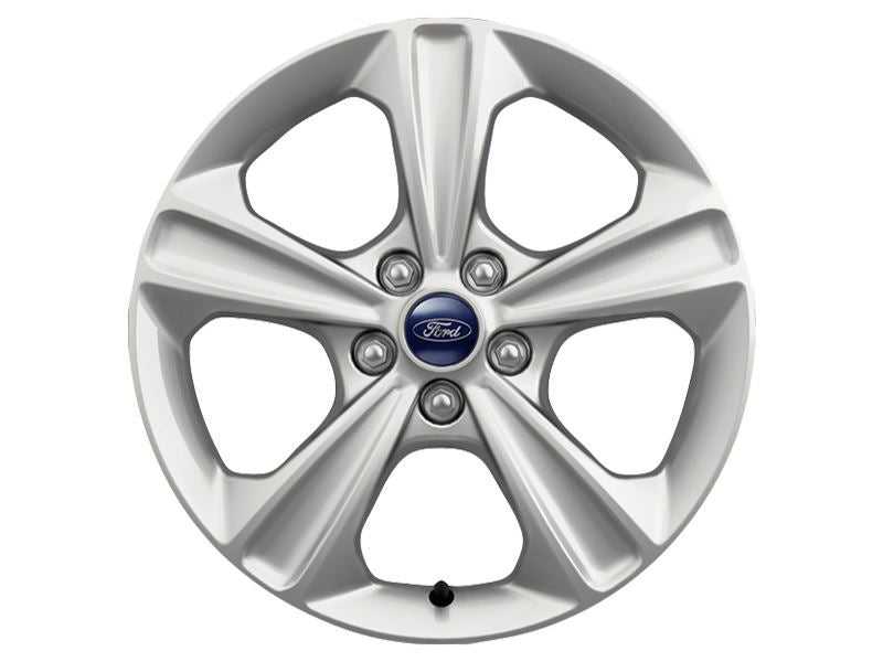 Ford, SET OF 4 KUGA ALLOY WHEEL 17" 5-SPOKE DESIGN, SILVER, 2012 - 2019