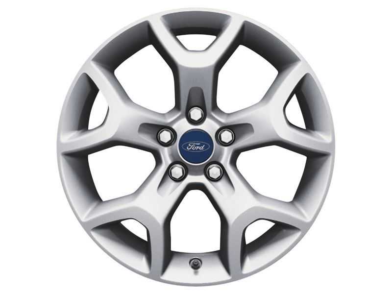 Ford, SET OF 4 KUGA ALLOY WHEEL 17" 5-SPOKE Y DESIGN, SILVER 2008 - 10/2012