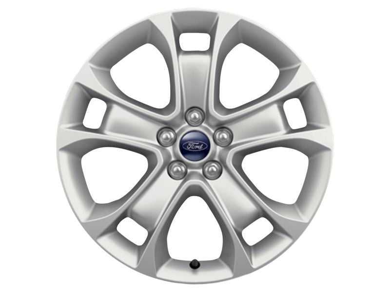 Ford, SET OF 4 KUGA ALLOY WHEEL 18" 5 X 2-SPOKE DESIGN, LUSTER NICKLE, 2012 - 2019