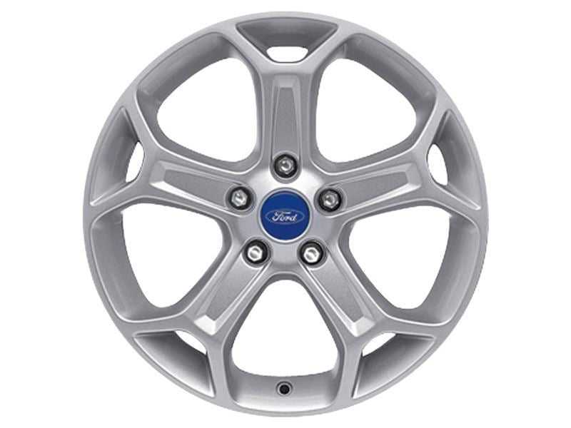 Ford, SET OF 4 MONDEO ALLOY WHEEL 17" 5-SPOKE Y DESIGN, SILVER, 2007 - 2014