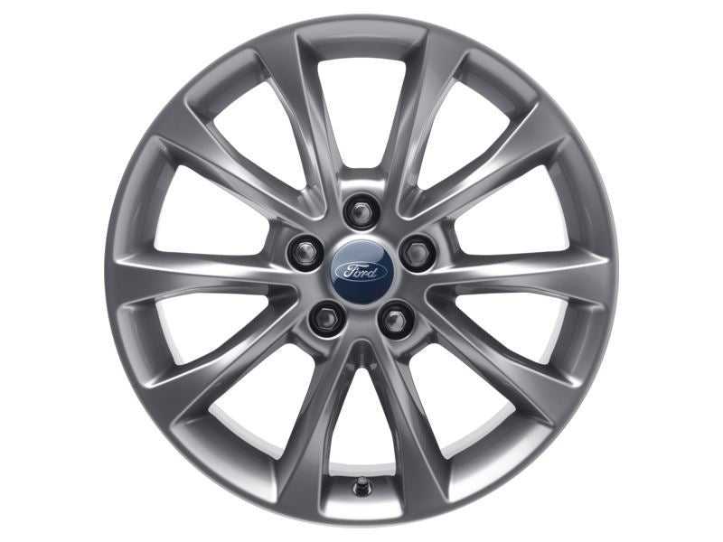 Ford, SET OF 4 MONDEO ALLOY WHEEL 17" 5 X 2-SPOKE DESIGN, LUSTER NICKEL, 2014 - 2021