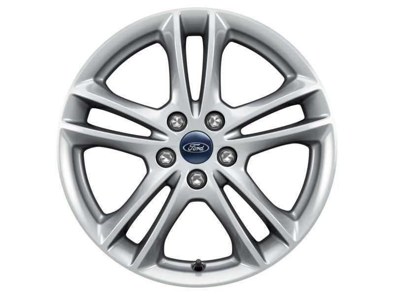 Ford, SET OF 4 MONDEO ALLOY WHEEL 17" 5 X 2-SPOKE DESIGN, SILVER, 2014 - 2021