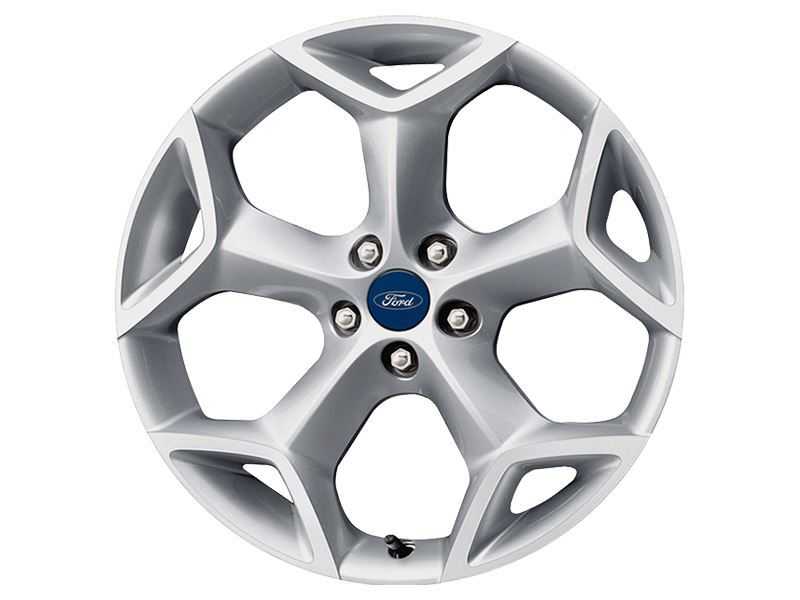 Ford, SET OF 4 MONDEO ALLOY WHEEL 19" 5-SPOKE Y DESIGN, SPARKLE SILVER MACHINED FRONT 09/2010 - 08/2014