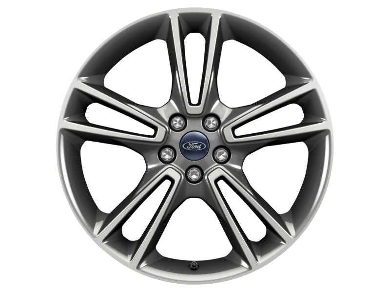 Ford, SET OF 4 MONDEO ALLOY WHEEL 19" 5 X 2-SPOKE DESIGN, ROCK METALLIC, 2014 - 2021