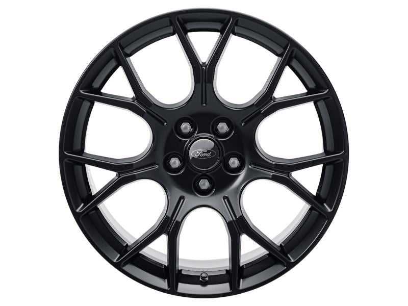 Ford, SET OF 4 MUSTANG ALLOY WHEEL 19" 7-SPOKE Y DESIGN, BLACK, 2015 - 2021