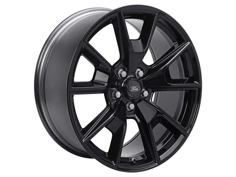 Ford, SET OF 4 MUSTANG ALLOY WHEEL 19" FRONT, 5-SPOKE Y DESIGN, BLACK SHADOW EDITION, 2015 - 2018