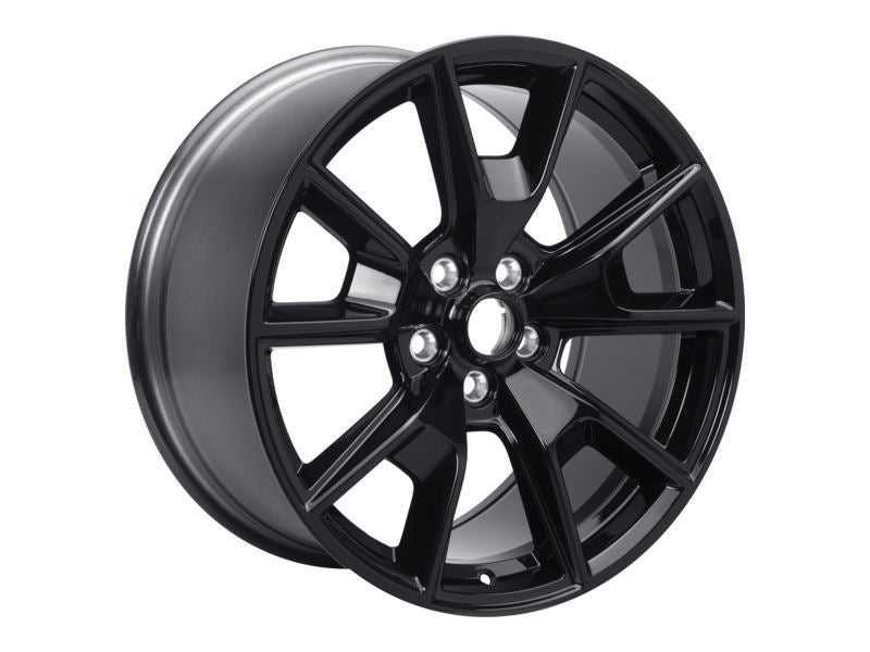 Ford, SET OF 4 MUSTANG ALLOY WHEEL 19" FRONT, 5-SPOKE Y DESIGN, BLACK SHADOW EDITION, 2015 - 2018