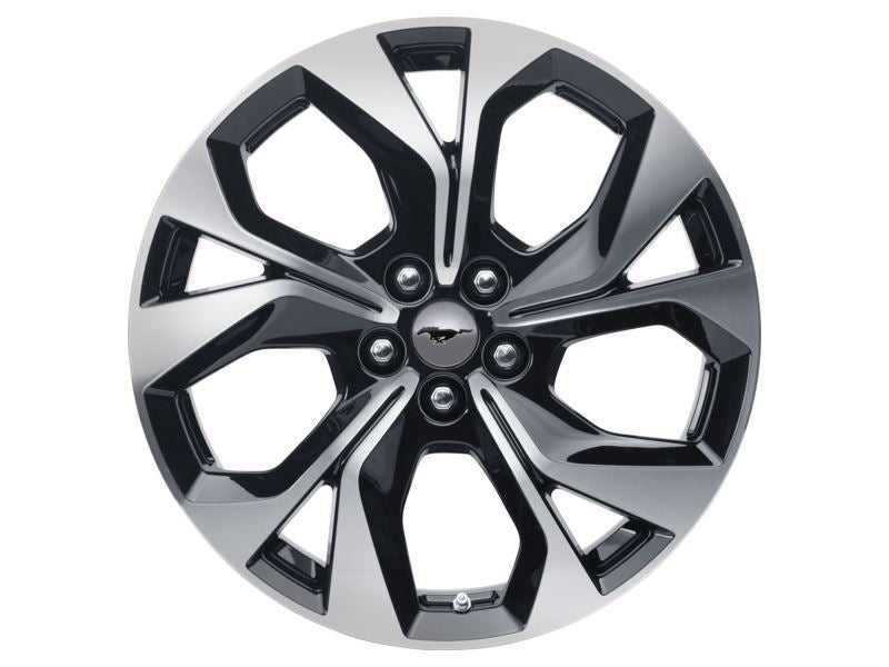 Ford, SET OF 4 MUSTANG MACH-E ALLOY WHEEL 19" 5 X 2-SPOKE DESIGN, LIQUID EBONY 09/2020 -