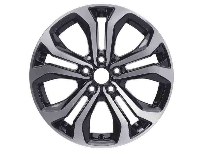 Ford, SET OF 4 PUMA ALLOY WHEEL 17" 5 X 2-SPOKE DESIGN, ABSOLUTE BLACK/MACHINED 10/2019 -