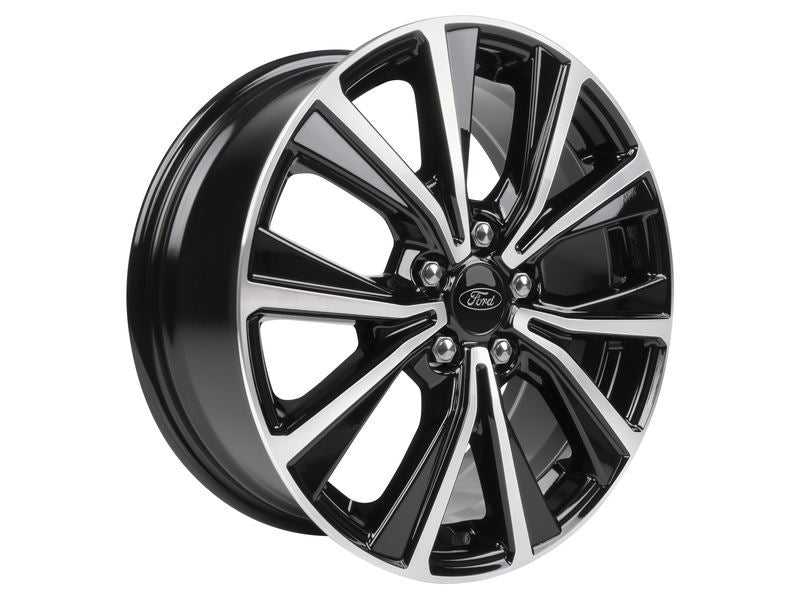 Ford, SET OF 4 PUMA ALLOY WHEEL 17" 5 X 2-SPOKE DESIGN, MAGNETIC/MACHINED 10/2019 -