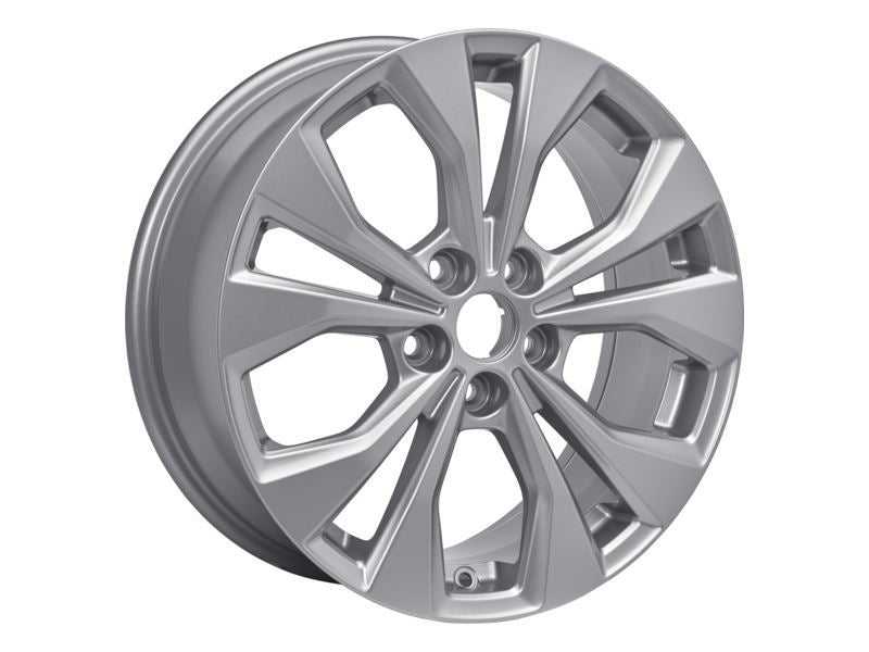 Ford, SET OF 4 PUMA ALLOY WHEEL 17" 5 X 2-SPOKE DESIGN, SPARKLE SILVER 10/2019 -