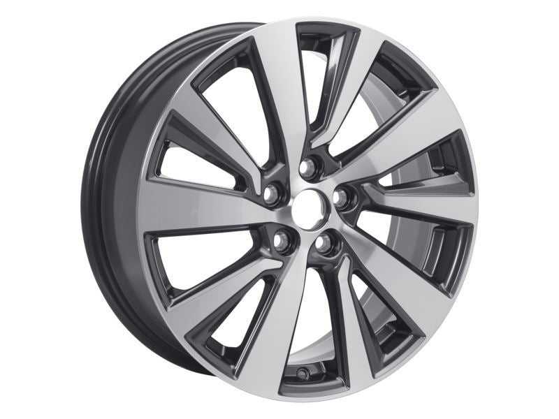 Ford, SET OF 4 PUMA ALLOY WHEEL 18" 5 X 2-SPOKE DESIGN, PEARL GREY / MACHINED 10/2019 -