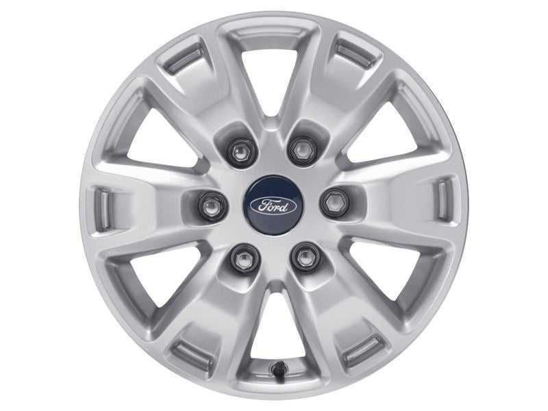 Ford, SET OF 4 RANGER ALLOY WHEEL 16" 6-SPOKE DESIGN, SILVER 2012 - 01/2019