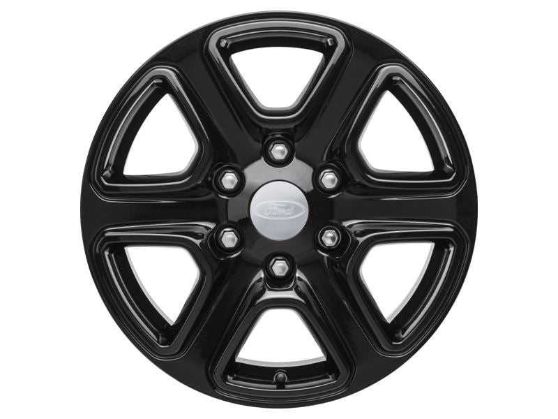 Ford, SET OF 4 RANGER ALLOY WHEEL 17" 6 X 2-SPOKE DESIGN, PANTHER BLACK 2012 - 01/2019