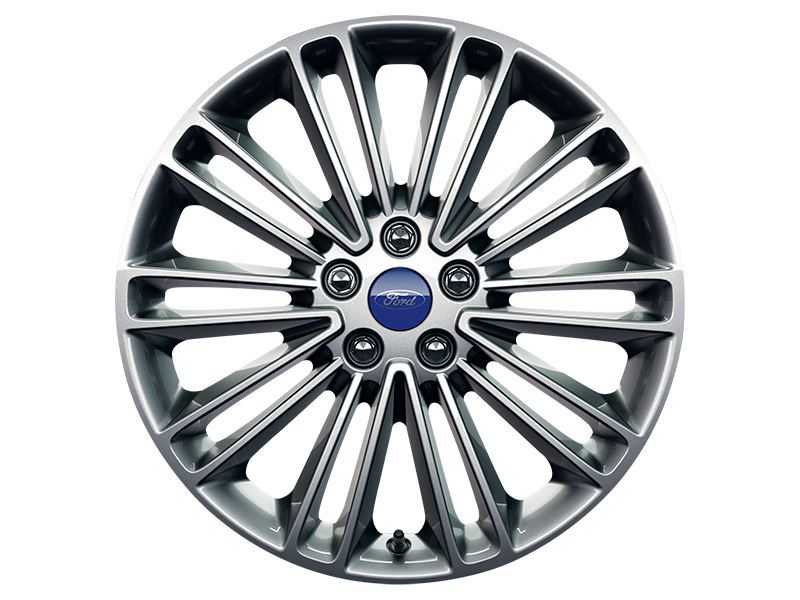 Ford, SET OF 4 S-MAX ALLOY WHEEL 18" 10 X 2-SPOKE DESIGN, DARK STAINLESS 06/2015 -