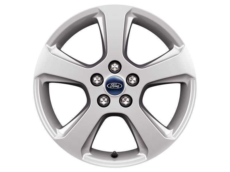 Ford, SET OF 4 S-MAX - GALAXY ALLOY WHEEL 17" 5-SPOKE DESIGN, SPARKLE SILVER 2015 - 2021