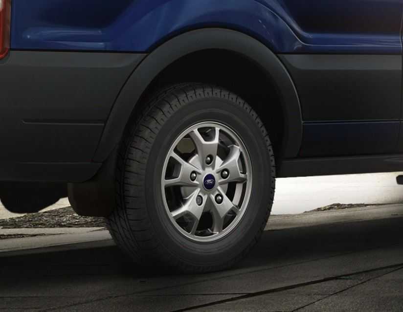 Ford, SET OF 4 TRANSIT - TOURNEO CUSTOM ALLOY WHEEL 16" 5 X 2-SPOKE DESIGN SPARKLE SILVER 2012 - 2021