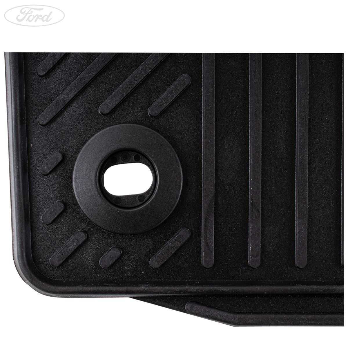 Ford, TRANSIT MK7 FRONT RUBBER FLOOR MATS SET WITH LOGO 2006-2014